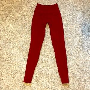 Alphabets Amplify Legging- Scarlet- XS